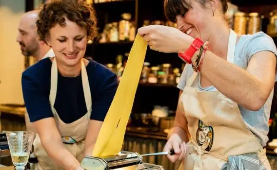 Group activities pasta making culinary food class