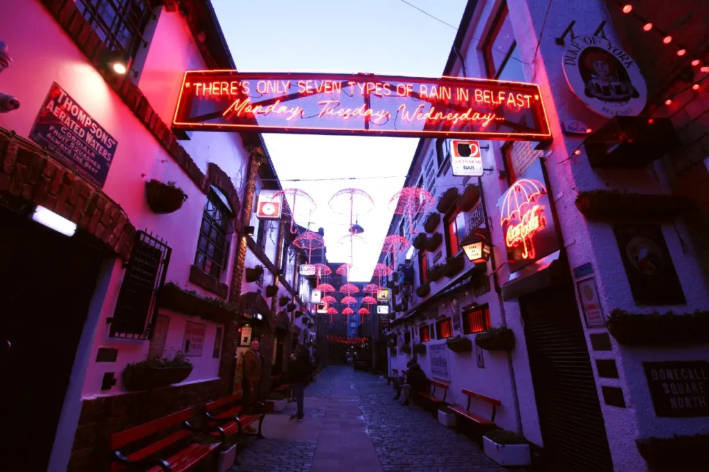 Belfast nightlife pub for group getaways in ireland